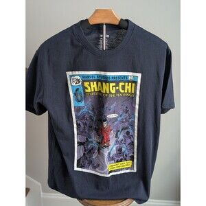 Marvel Comics Men's Shang-Chi And The Legend Of The Ten Rings Blue Tshirt Size L